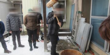 お餅つき会を開催しました！